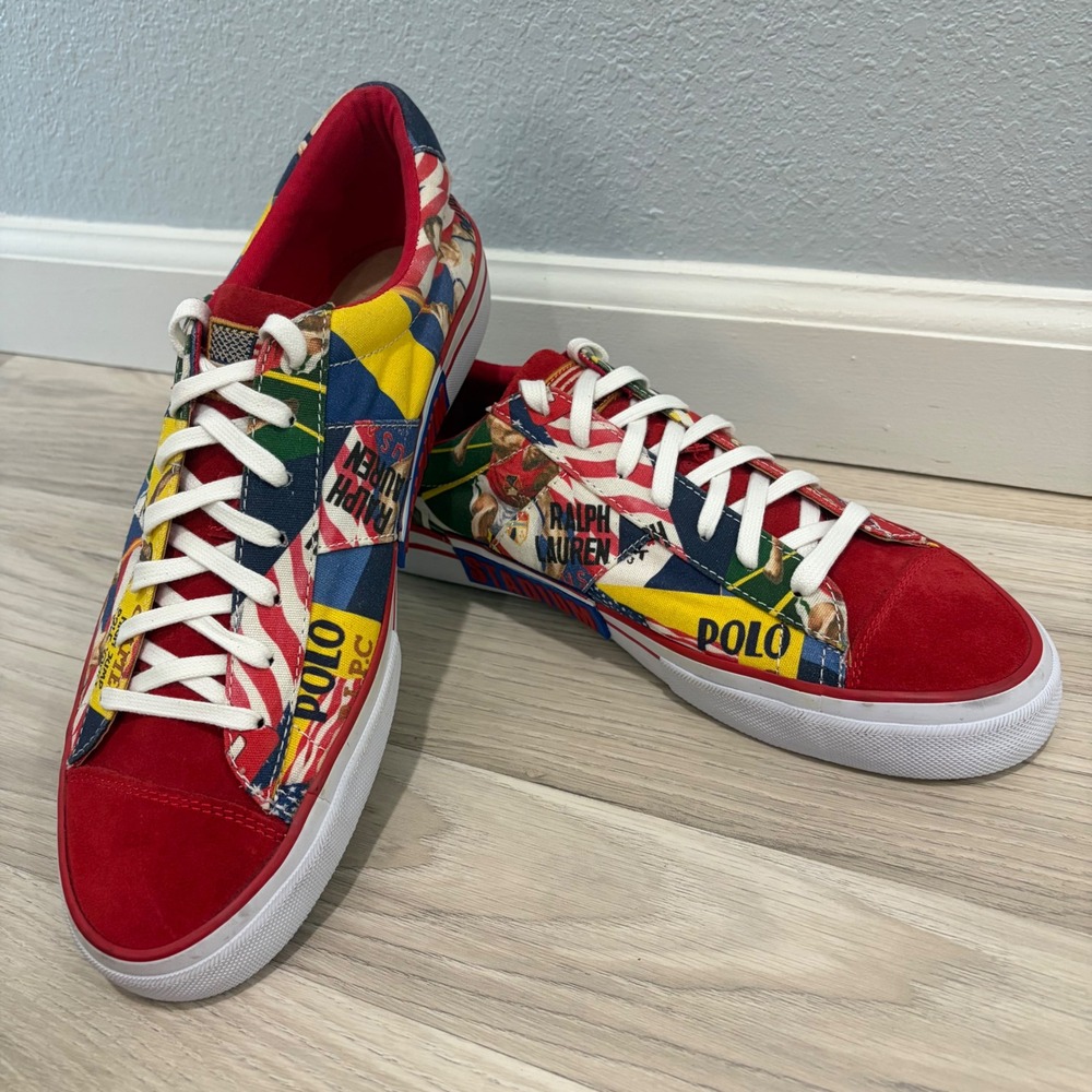 Polo Ralph Lauren Sayer Stadium Chariots of Fire Olympic Sneakers USA Men's 12